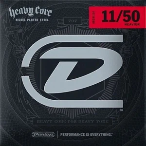 Dunlop DHCN1150 Heavy Core Nickel Wound Electric Guitar Strings for Drop Tunings - Picture 1 of 5