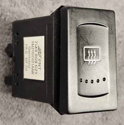Seat Alhambra 2010-2020 heated rear screen switch 7M3959621 - Image 1 of 4