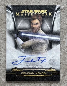 2019 Star Wars Masterwork Taylor Obi-Wan Kenobi Blue Autograph Auto Canvas 23/25 - Picture 1 of 5