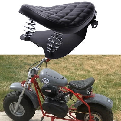 Sillín de resorte de asiento individual para motocicleta con base para mini bicicleta Coleman CT200U-EX 200 cc Foto 1 de 4