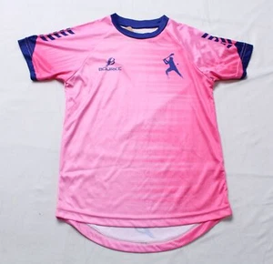 Bourke Sports Unisex Kids Short Sleeve Camog At Work Jersey EJ1 Pink Size 10/11Y - Picture 1 of 5