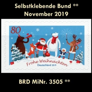 BRD MiNr. 3505 ** Selbstklebende Bund November 2019, postfrisch - Picture 1 of 3