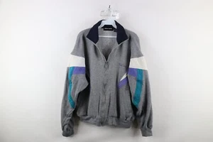 Vtg 90s Pierre Cardin Mens L Distressed Spell Out Warm Up Track Tennis Jacket - Picture 1 of 13