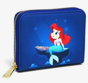 Loungefly Disney Little Mermaid Ariel Under the Sea Small Zip Wallet BoxLunch - Picture 1 of 4