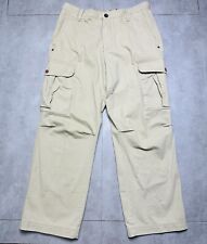 timberland cargo pants mens 34x30 khaki wide leg baggy hip hop