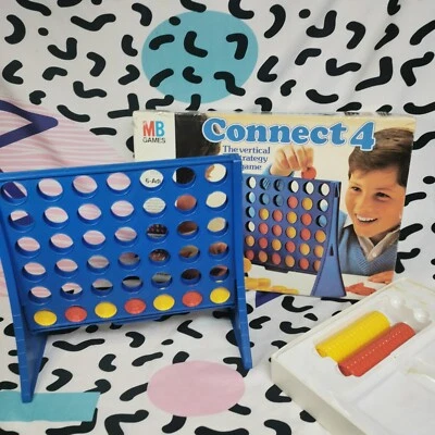 Connect 4 Orignal Vintage Board Game 1984 MB Games -  - Image 1 of 4
