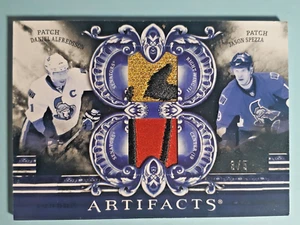 Daniel Alfredsson Jason Spezza Rare /5 Certified Game Used NM-M 2010 Artifacts - Picture 1 of 24