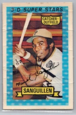 1974  Kellogg's #15 Manny Sanguillen 3-D Super Stars PIRATES - Image 1 of 2