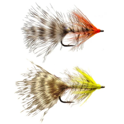 Sunset Magnus Meerforellenfliege handgebunden Ahrex Haken Out for Trout - Bild 1 von 3