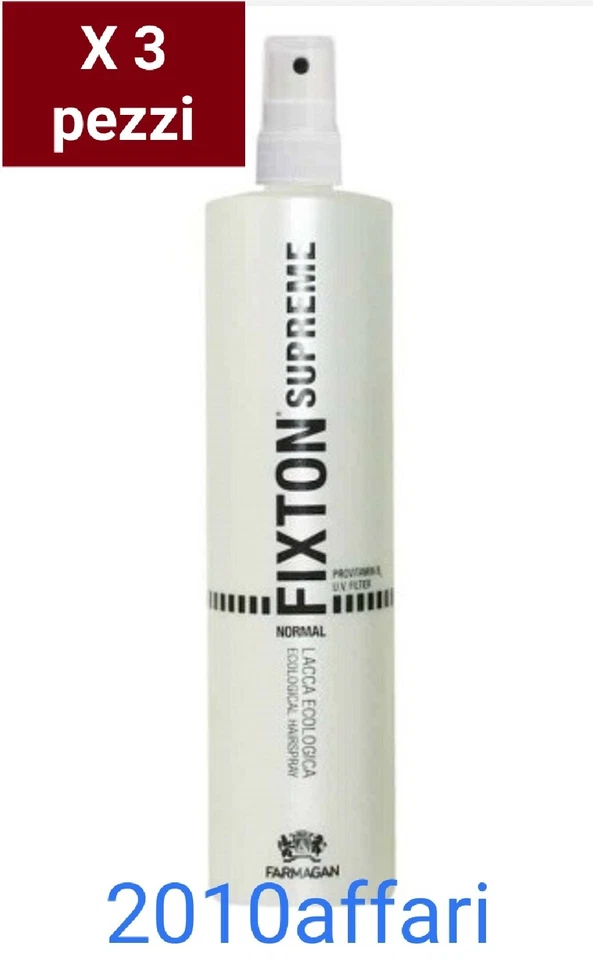 Fixton Supreme Lacca Ecologica Farmagan 250 ml - Normale - 3 Pezzi - Immagine 1 di 1