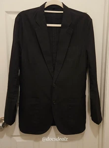 J. Crew Ludlow Two-Button Suit Jacket Blazer Black Men's Size 38R - Picture 1 of 8