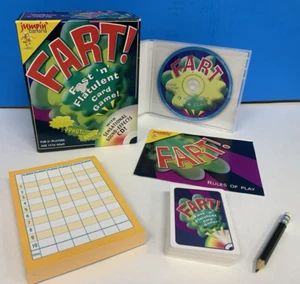 LN 2007 Fart! The Fast & Flatulent Card Game 100% Complete w/ Sound Effects CD - Picture 1 of 8