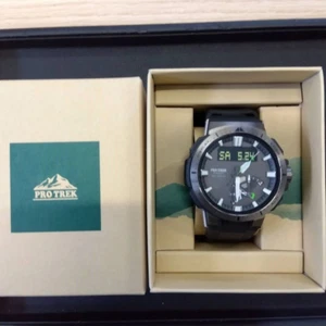 Reloj Hombre CASIO Pro Trek PRW-70Y-1JF9 Negro Solar Triple Sensor Japón - Imagen 1 de 6
