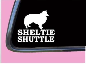  Sheltie Shuttle TP 380 6" Calcomanía Adhesiva Shetland Sheepdog - Imagen 1 de 1