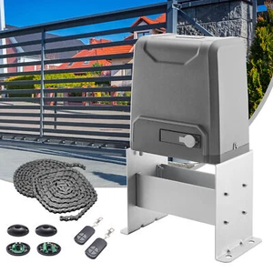 Abridor de puerta eléctrico CO-Z operador de puerta deslizante para puertas de eslabón de cadena 4400 lb 20 ft - Imagen 1 de 13