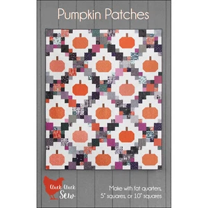 PUMPKIN PATCHES QUILT PATTERN ~ by Cluck Cluck Sew ~ 60" X 72" Finished Size - Picture 1 of 2