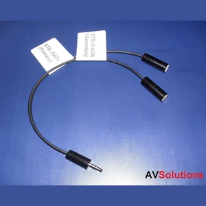 B&O IR Blaster Tx Y Splitter Adaptor Cable for STB PUC Mini Jack - 5 Metres - Picture 1 of 24