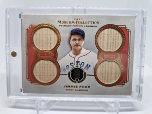 2013 Topps Museum Collection Jimmie Foxx Primary Pieces Quad Relic 1/5 - Picture 1 of 2