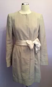 DESIGNER JOSEPH CREAM /BEIGE COAT SIZE 42 UK 12 - Picture 1 of 5