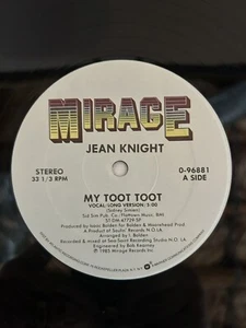 MY TOOT TOOT/ MY HEART IS WILLING Jean Knight Vinyl Maxi-Single 1985 Mirage EXC - Picture 1 of 4