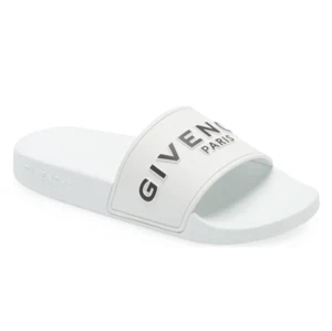 Neu im Karton 295 $ Givenchy Logo Pantolette Sandale in 7US/37EU, WEISS! - Bild 1 von 6