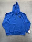NWT Champion Athletics Global Explorer French Terry 1/4 Zip Hoodie Size 2XL