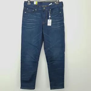 Pantalones de mezclilla para mujer G-Star 3301 W26 L32 tiro bajo relajados cónicos elásticos - Imagen 1 de 12