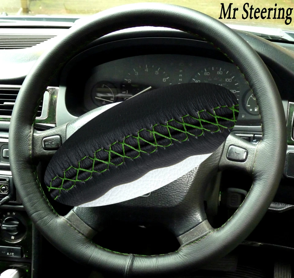 Italien Housse Volant Cuir Vert Point Pour Land Rover Freelander MK1 - Photo 1/1