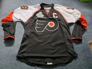 Philadelphia Flyers Reebok Trikot Mike Richards #18 - Größe 48 L 2010 Cup Patch - Bild 1 von 6