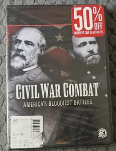 Civil War Combat: America's Bloodiest Battles (DVD) Brand New Sealed Y - Imagen 1 de 2