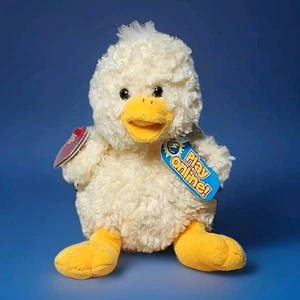 Vintage Retired Quackly 2007 Ty Beanie Babie 2.0 6in Baby Easter Duck With Code - Picture 1 of 8