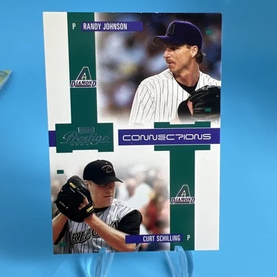 2004 Playoff Prestige #C-4 Randy Johnson / Curt Schilling  Connections Arizona - Image 1 of 2