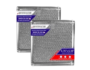 WB02X11534 Microwave Filter Replacement For GE Aluminum Grease Mesh Filter 6.... - Picture 1 of 6