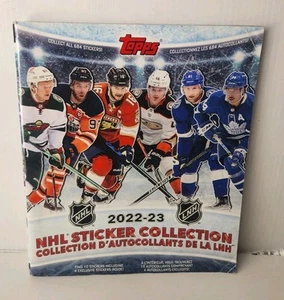 2022-23 Topps NHL Hockey Sticker Book Collection Album Not Complete - Picture 1 of 6