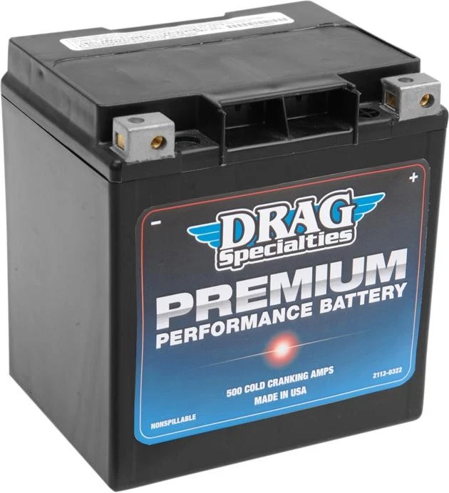 Drag Specialties Premium Performance AGM Battery Harley Davidson DRGM732GH - Imagem 1 de 1