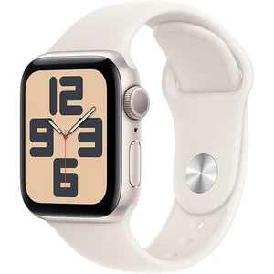 Apple Watch SE 2nd Gen. 40mm Aluminum Case with S/M Sport Band - Starlight (GPS) - Zdjęcie 1 z 4