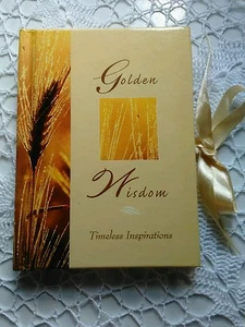 Golden Wisdom: Timeless Inspirations Natalie Walker Whitlock 2001 Book w/ Ribbon - Picture 1 of 9
