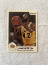 1985 - 1986 Star James Worthy #33 Near Mint