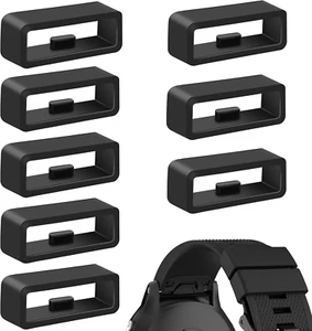 8 Pack 22Mm Band Keepers for Garmin Garmin Forerunner 945/935/Fenix 5/Fenix 6/Fe - Picture 1 of 5