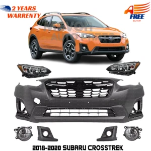 Front Bumper Cover Fascia & Grille Assembly Kit For 2018-2020 Subaru Crosstrek - Picture 1 of 12