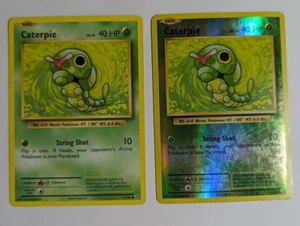 Caterpie 3/108 Pokemon TCG Card 2016 XY Evolutions Reverse Holo + Base - Picture 1 of 2