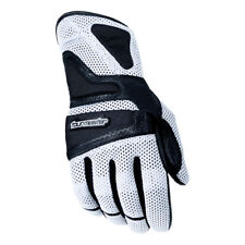 Tourmaster Intake Air Mesh/Leather White Motorcycle Gloves Men's Sizes XS and SM
