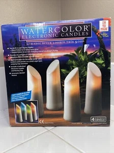 AQUARELL FARBWECHSEL KEINE FLAMME KERZENLAMPE SET ROMANTISCH WEIHNACHTSGESCHENK - Bild 1 von 5