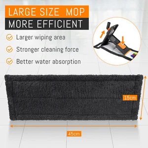 8 Stück Ersatz Mikrofaser Reinigungspads für Mopp 18 Zoll wiederverwendbare Werkzeuge USA - Bild 1 von 12