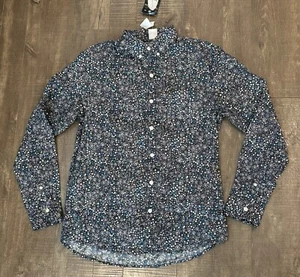 Camisa Kennington Limited Para Hombres Mediana Abotonada Algodón Estrellas Copos de Nieve Nueva con Etiquetas C3 - Imagen 1 de 7