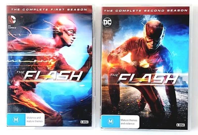 The Flash Complete Season 1 2 (DVD, 2015) PAL REGIÓN 4 Foto 1 de 4