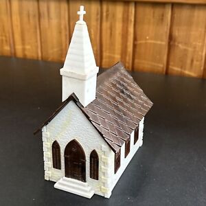 Plasticville CC-7 Toy Church Kit Vintage Original Not Glued Structure