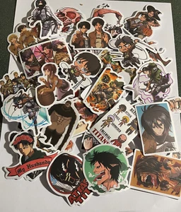 Attack on Titans Anime Stickers Varieties Levi Eren Yaeger - Picture 1 of 201