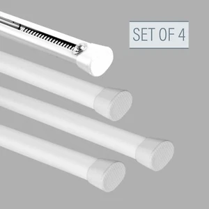 Oval Spring Tension Rod (Set of 4) - choose from 2 colors and 2 sizes - Picture 1 of 6