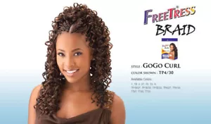 GOGO CURL BY FREETRESS BULK KANEKALON CURLY BRAIDING HAIR - Picture 1 of 1